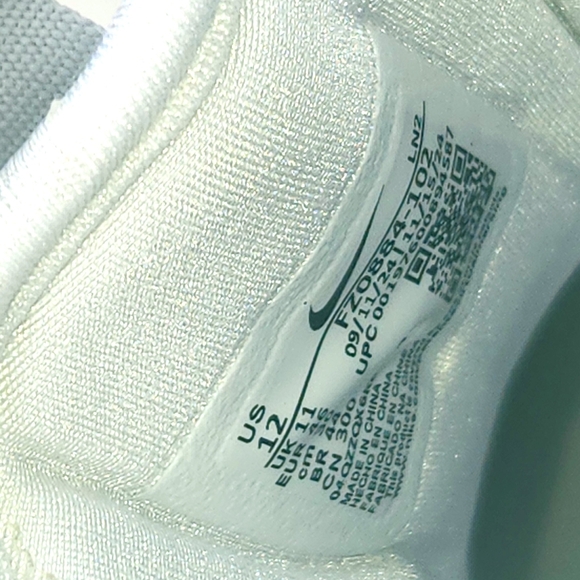 Nike Force Drag-on Trout Men's Baseball Cleats; White, Size 12 - Picture 8 of 15